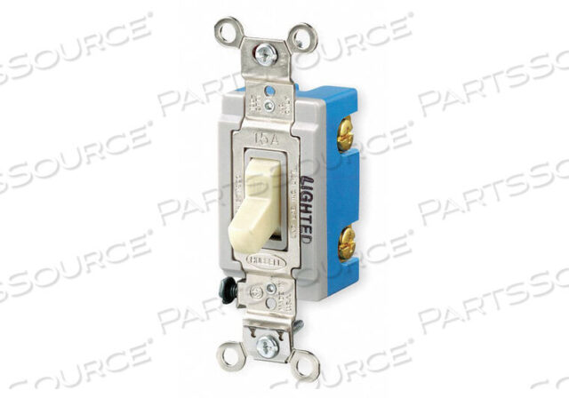OEM#: HBL1201ILILLUMINATED WALL SWITCH 1-POLE 15A IVORY от Hubbell Incorporated, Wiring Device-Kellums