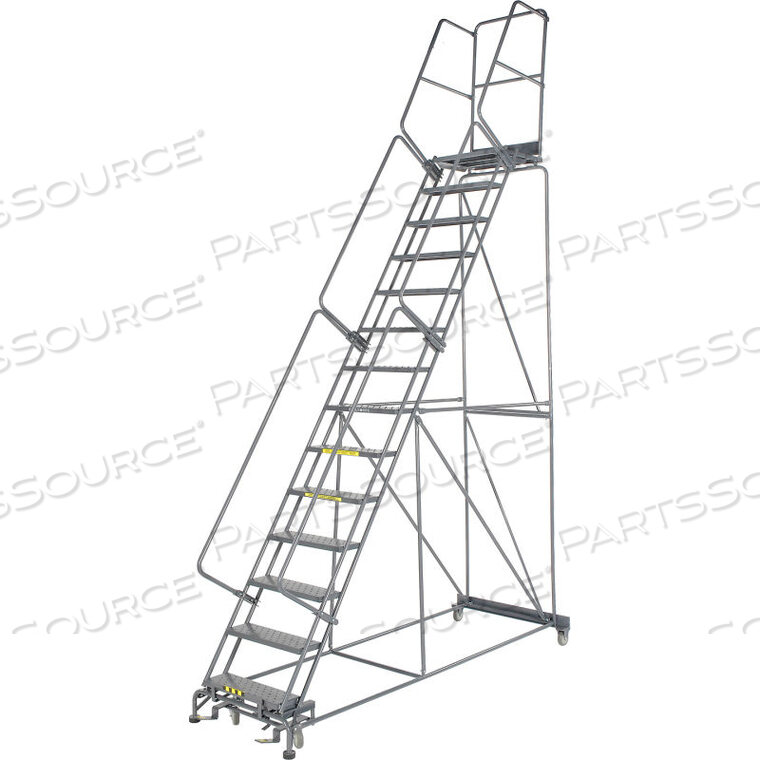 OEM#: FS144021PПЕРФОРИРОВАННАЯ 24W 14 СТУПЕНЧАТАЯ СТАЛЬНАЯ ЛЕСТНИЦА НА РОЛИКЕ 21D ВЕРХНЯЯ СТУПЕНЬКА от Ballymore