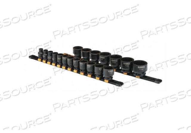 OEM#: DWMT19240 НАБОР ГОЛОВОК ИЗ 19 ПРЕДМЕТОВ, РАЗМЕР ПРИВОДА SAE 1/2 от DeWalt