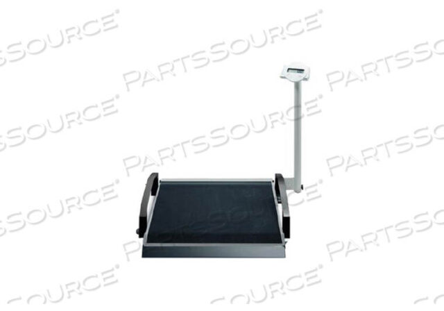 OEM#: 6641321103EMR READY ЭЛЕКТРОННЫЕ ВЕСЫ ДЛЯ ИНВАЛИДНОЙ КОЛЯСКИ, 800 ФУНТОВ/360 КГ, ЖК-ДИСПЛЕЙ от Seca Corp.