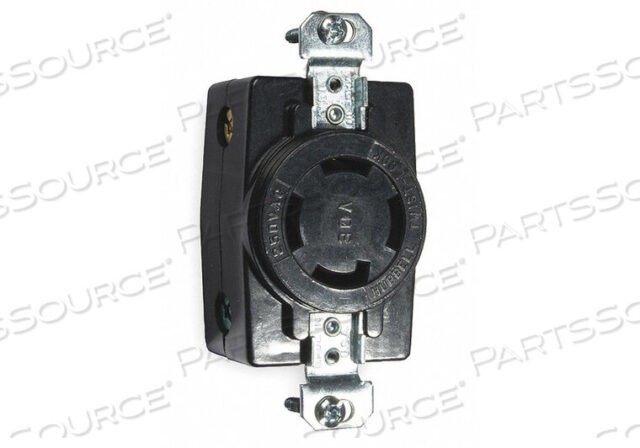 OEM#: HBL3430GLOCKING RECEPTACLE INDUSTRIAL 30 BLACK от Hubbell Incorporated, Wiring Device-Kellums