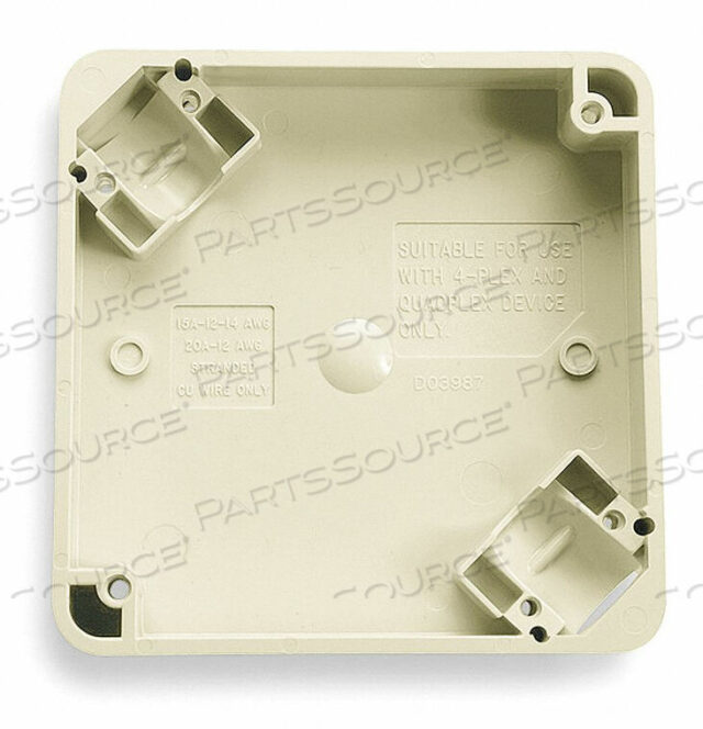 OEM#: HBL4PBIBOX 4 PLEX PORTABLE от Hubbell Incorporated, Wiring Device-Kellums