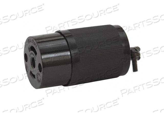 OEM#: HBL7593MIDGET LOCKING CONNECTOR, 120 В переменного тока, ЧЕРНЫЙ, 125 В переменного тока, 2-ПОЛЮСНЫЙ от Hubbell Incorporated, Wiring Device-Kellums