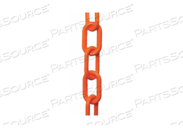 OEM#: 50012-300E1225 ПЛАСТИКОВАЯ ЦЕПЬ 2 ДЮЙМА X 300 ФУТОВ ОРАНЖЕВАЯ от Mr. Chain