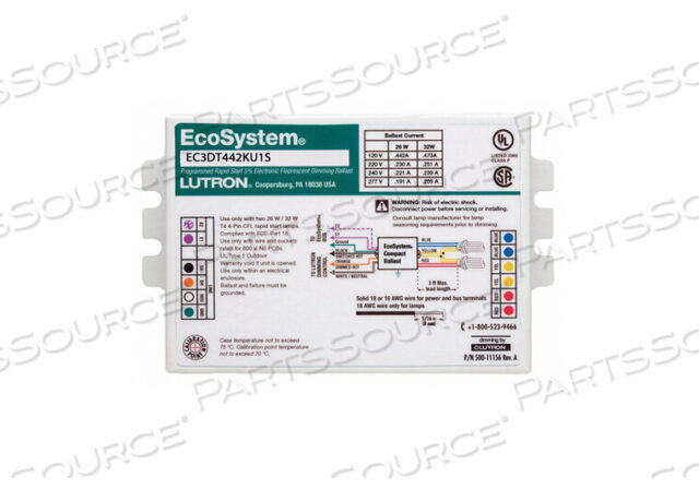 Заменяет Lutron EC3DT442KU1SЗАМЕНА ДЛЯ LUTRON EC3DT442KU1S