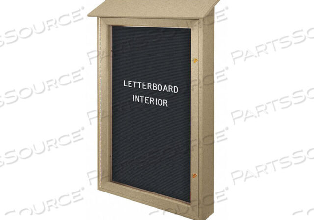 OEM#: UVSD4832LB-SANDENCLOSED BULLETIN BOARD LETTER 48 X32 by United Visual Products