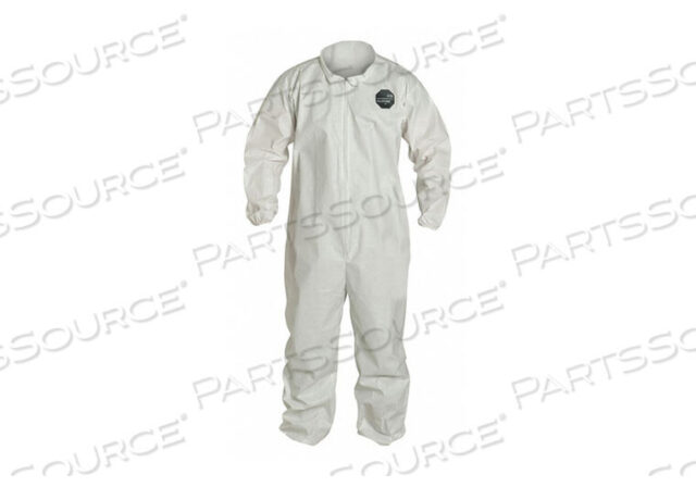 OEM#: NG125SWH4X002500D2213 ЭЛАСТИЧНЫЙ БЕЛЫЙ КОМБИНЕЗОН С ВОРОТНИКОМ 4XL PK25 от DuPont
