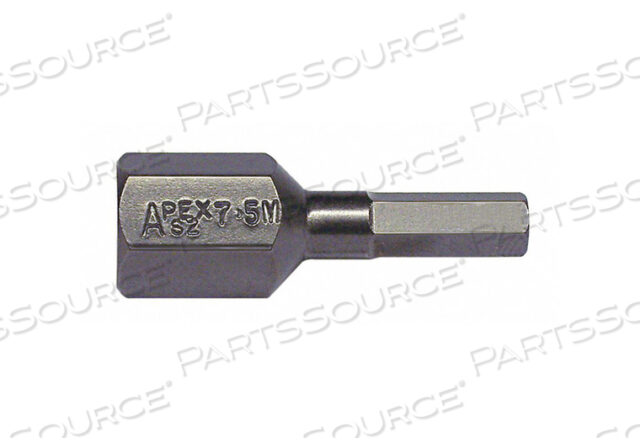 OEM#: SZ-7-5MMINSERT BIT METRIC 7/16 HEX 5MM 7/8 от Apex Tool Group