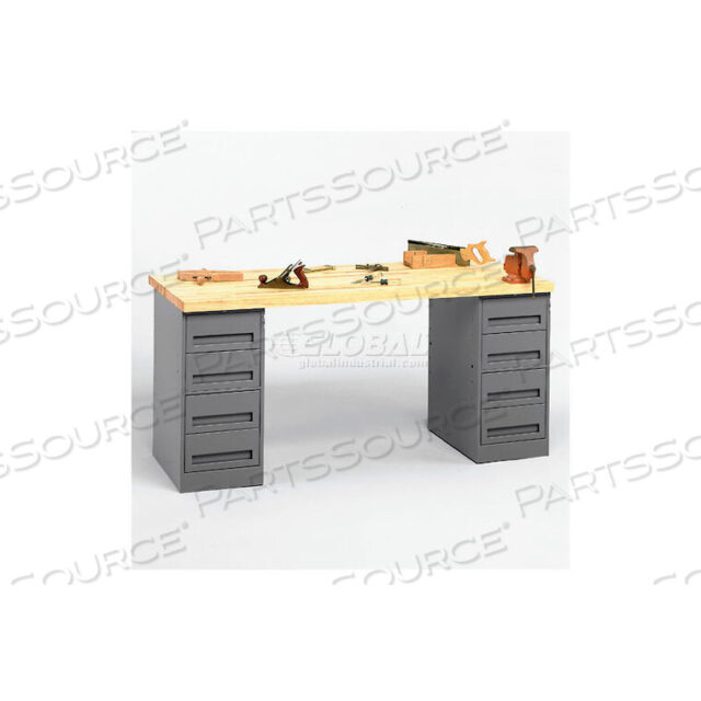 OEM#: 3072MT-4-4PEDESTAL ВЕРСТАК С ДВУМЯ ЧЕТЫРЕХЯЩИМИ ЯЩИКАМИ от Tennsco Corp.