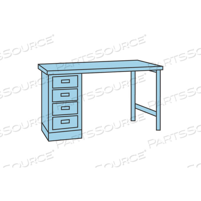 OEM#: 3072T-4-A72 X 30 ВЕРСТАК С 4 ЯЩИКАМИ от Tennsco Corp.