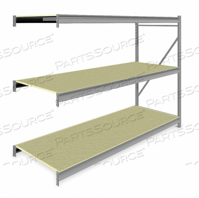 OEM#: 6940BULK RACK ADD-ON 72 H 96 W 36 D GRAY by Tennsco Corp.
