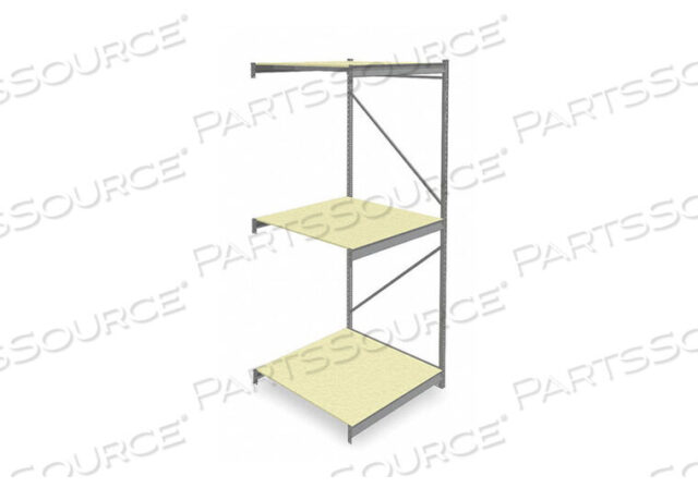 OEM#: 6940BULK RACK ADD-ON 120 H 48 W 48 D GRAY by Tennsco Corp.