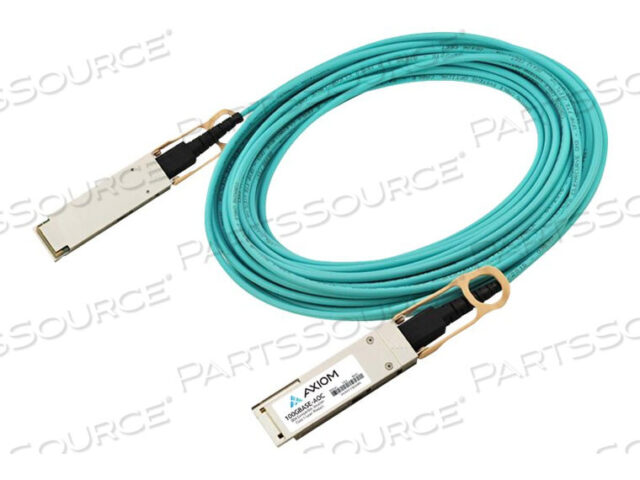 OEM#: AOC-Q28-100G-3M-AXAXIOM 100GBASE-AOC QSFP28 АКТИВНЫЙ ОПТИЧЕСКИЙ КАБЕЛЬ, СОВМЕСТИМЫЙ С DELL, 3M от Axiom