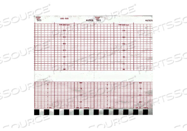 Заменяет GE Medical Systems Information Technology (GEMSIT) 2104907-001ТЕПЛОВЫЕ БУМАЖНЫЕ ФЕТАЛЬНЫЕ МОНИТОРЫ GE С МАСШТАБИРОВАНИЕМ 30-240 BPM, СЕРИИ 170 И СЕРИИ 250CX
