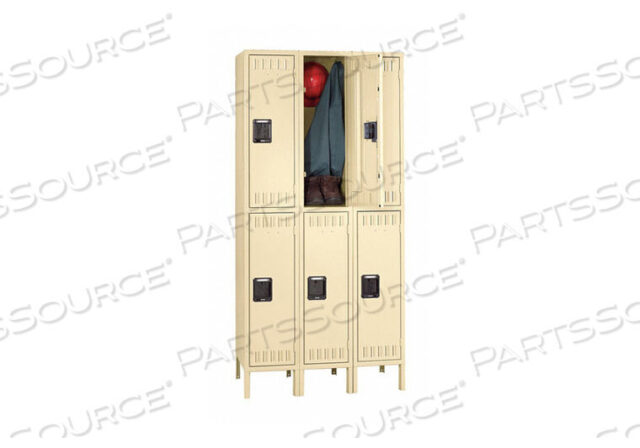 OEM#: DTK-121236-3 SDШКАФЧИК ГАРДЕРОБНЫЙ LVRD 3 ШИРИНЫ 2 ЯРУСА ПЕСОЧНЫЙ от Tennsco Corp.