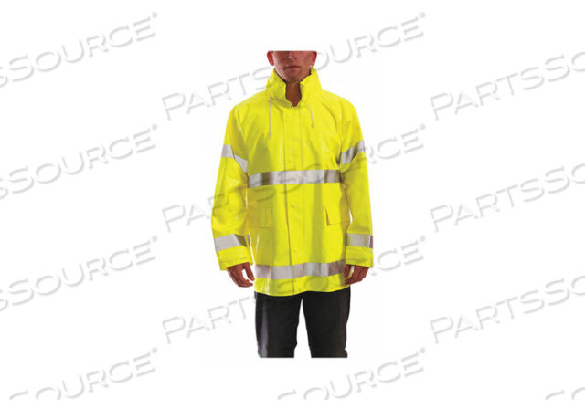 OEM#: J53122F0797 ОГНЕЗАЩИТНАЯ КУРТКА-ДОЖДЕВИК ЖЕЛТАЯ/ЗЕЛЕНАЯ S от Tingley Rubber