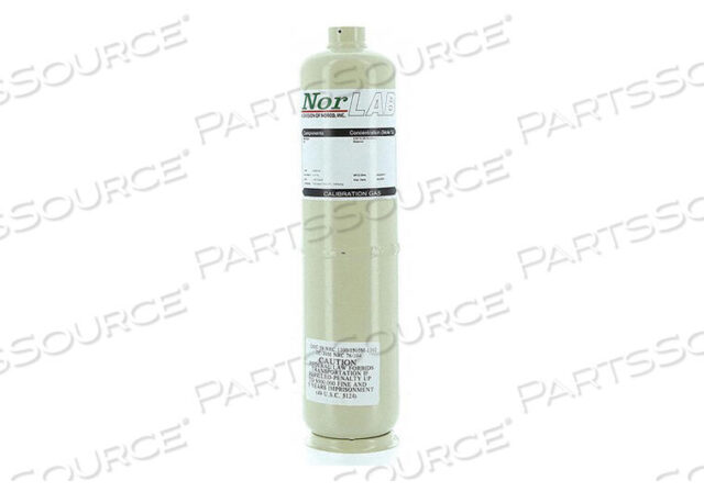 OEM#: J126525LAБАЛЛОН ГАЗОВЫЙ КАЛИБРОВОЧНЫЙ 103 Л от Norco Inc.