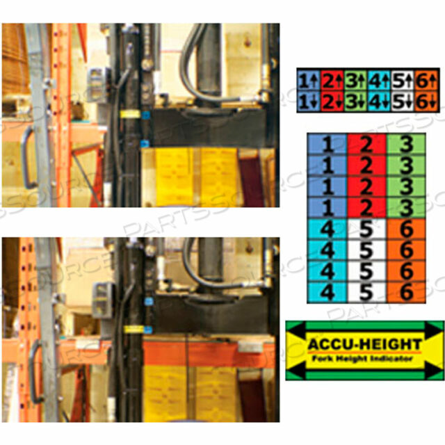 OEM#: 70-1100IDEAL WAREHOUSE ACCU-HEIGHT ИНДИКАТОР УРОВНЯ ВЫСОТЫ ВИЛ от Ironguard