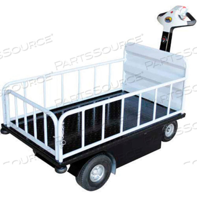 OEM#: NE-CART-21 ПОЛОЧНАЯ АККУМУЛЯТОРНАЯ ТЕЛЕЖКА С ТЯГОВЫМ ПРИВОДОМ, ГРУЗОПОДЪЕМНОСТЬЮ 750 ФУНТОВ, от Vestil Manufacturing Corp.