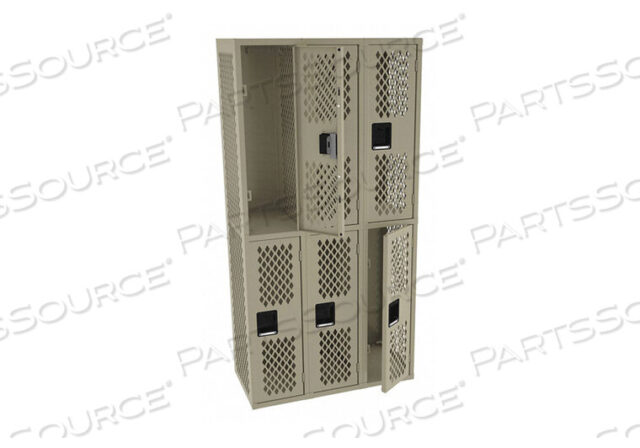 OEM#: VDL-121836-CSNDWRDRB ВЕНТИЛЯЦИОННЫЙ БЛОКЕР 3 ШИРОКИЙ 2 ЯРУСА ПЕСОЧНЫЙ от Tennsco Corp.