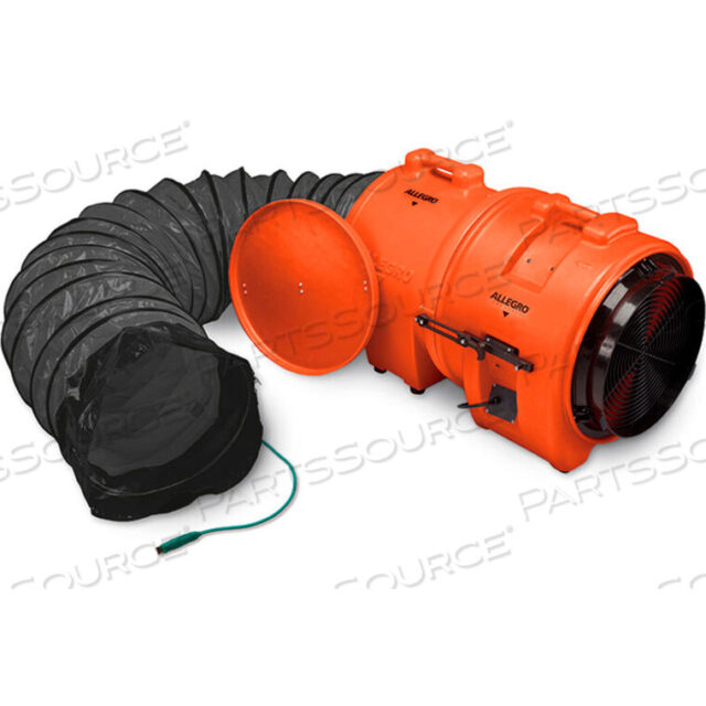 OEM#: 9558-2516 ДЮЙМОВЫЙ ОСЕВОЙ ВЗРЫВОЗАЩИЩЕННЫЙ (EX) ПЛАСТИКОВЫЙ ВОЗДУХОДУВАТЕЛЬ С КАНИСТРОМ И 25 ВОЗДУХОВОДАМИ от Allegro