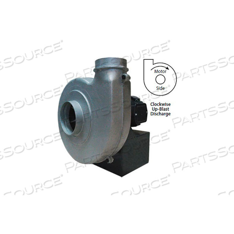 OEM#: HADP10-11/2-T-TE-CWАЛЮМИНИЕВЫЙ ВОЗДУХОДУВКА, 1-1/2 л.с., 3 фазы, TEFC, CW, UPBLAST от Americraft Manufacturing Co., Inc.