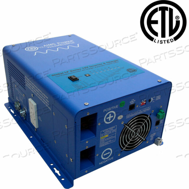OEM#: PICOGLF20W12V120VR2000 ВАТТ ЧИСТЫЙ СИНУСОИДАЛЬНЫЙ ИНВЕРТОР ЗАРЯДНОГО УСТРОЙСТВА от Aims Power