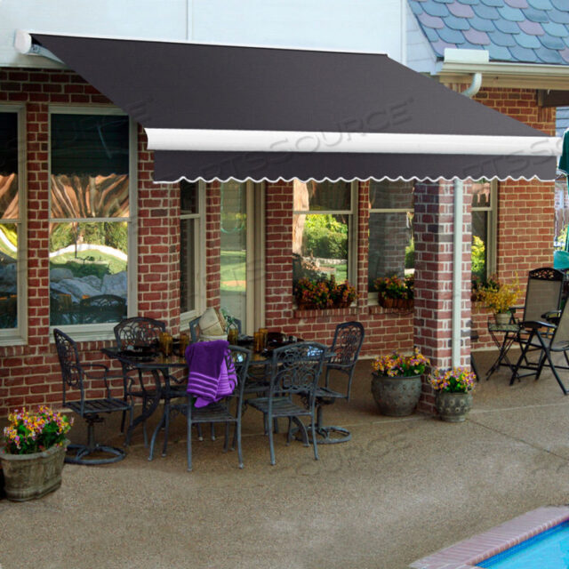 RETRACTABLE AWNING LEFT MOTOR 10W X 8D X 10H IN GUN