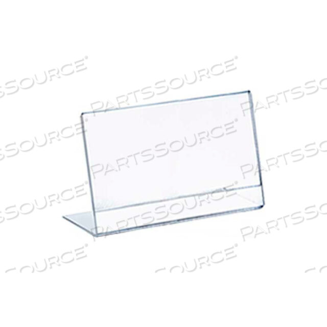 OEM#: 112735VERT L-ОБРАЗНЫЙ АКРИЛОВЫЙ ЗНАК HLR, 3,5 Ш X 4,5 В, УПАКОВКА 10 ШТ. от Azar International