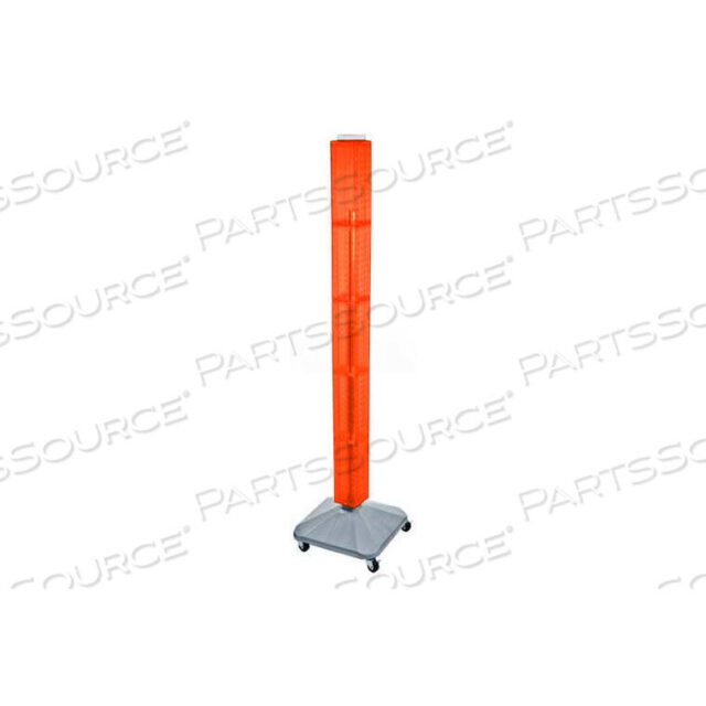 OEM#: 700226-ORG60 ДИСПЛЕИ ДЛЯ ВИТРИННОГО ПОЛА PEGBOARD, 4-СТОРОННИЕ, ОРАНЖЕВЫЙ ПРОЗРАЧНЫЙ, 1 ШТ. от Azar International