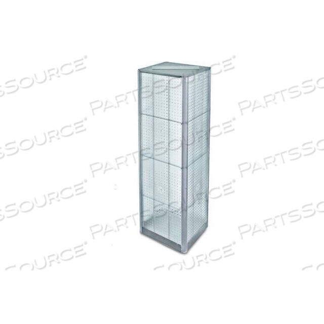 OEM#: 700405-CLRFORЧЕТЫРЕХСТОРОННИЙ ВРАЩАЮЩИЙСЯ НАПОЛЬНЫЙ ДИСПЛЕЙ PEGBOARD, 16 X 60, ПРОЗРАЧНЫЙ, 1 ШТ. от Azar International
