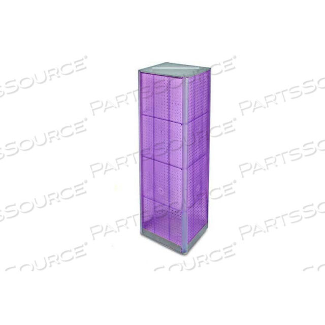 OEM#: 700405-PURFOUR-SIDED PEGBOARD SPINNING FLOOR DISPLAY, 16 X 60, PURPLE, 1 ШТ. от Azar International