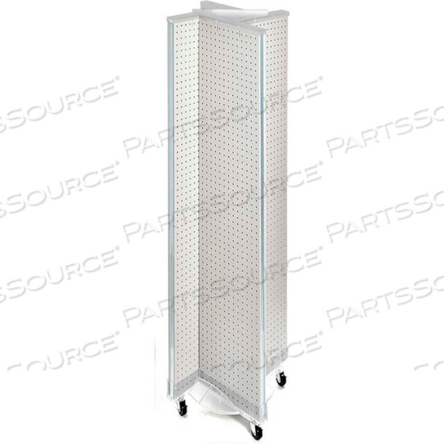 OEM#: 700461-WHTPINWHEEL PEGBOARD DISPLAY W/HEEL BASE, 13,5 Ш X 60 В, WH, 1 шт. от Azar International