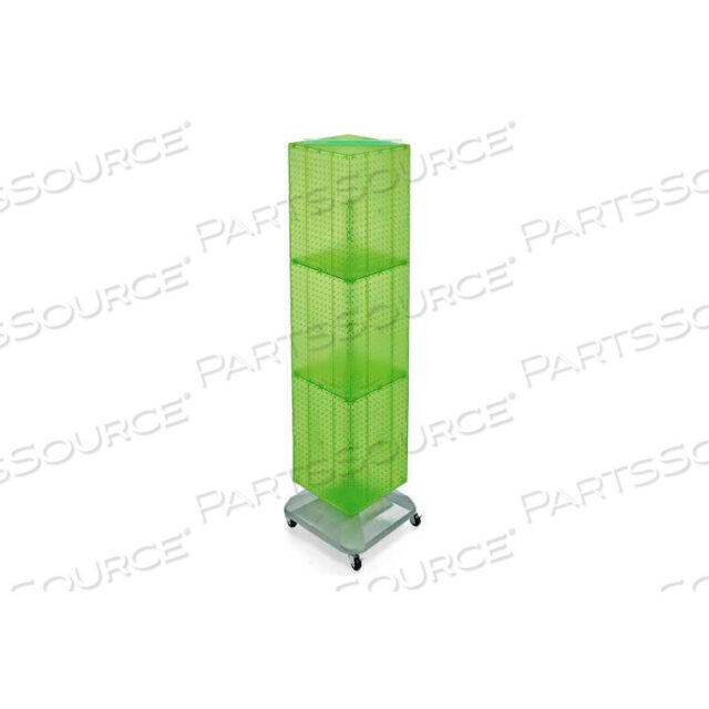 OEM#: 701465-GRE4-СТОРОННИЙ НАПОЛЬНЫЙ ДИСПЛЕЙ ИЗ БЛОКИРУЕМЫХ ПЕРФОНАЖНЫХ ДОСК С КОЛЕСАМИ, 14 X 60, ЗЕЛЕНЫЙ от Azar International