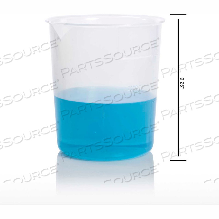 OEM#: 262190000ГРАДУИРОВАННЫЙ СТАКАН GRIFFIN НИЗКОЙ ФОРМЫ, ОБЪЕМ 4000 МЛ, ГРАДУИРОВКА 1000 МЛ, ПРОЗРАЧНЫЙ, 1 шт. от Bel-Art Products