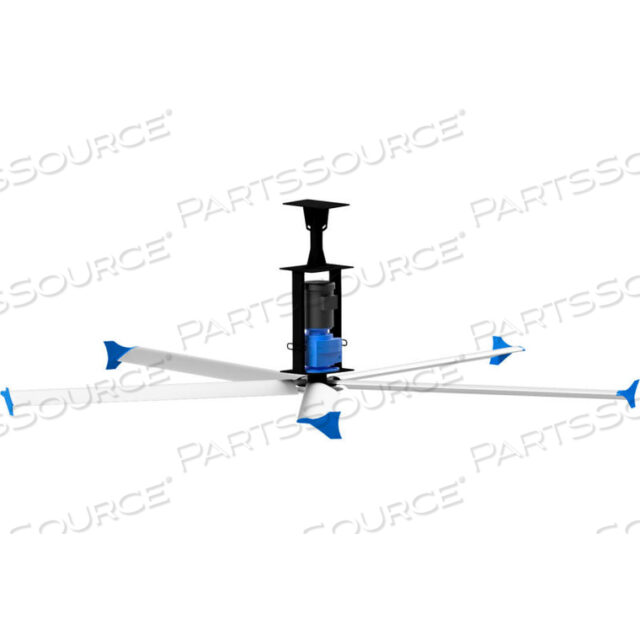 ВЕНТИЛЯТОР HAWK V HVLS - ДИАМЕТР 16 ФУТОВ - 1 Л.С. - 230 В - 3 ФАЗЫ С МОНТАЖНЫМ ОБОРУДОВАНИЕМ
