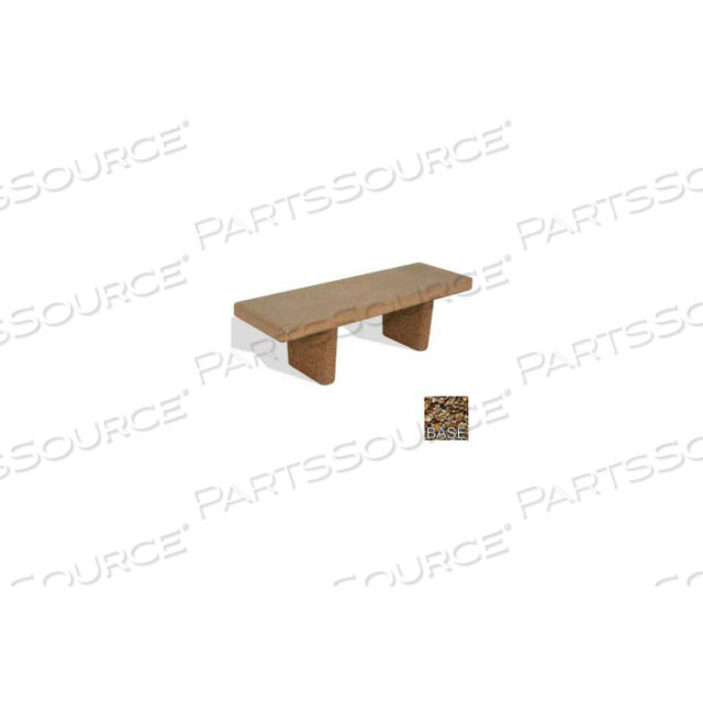 48 HEAVY DUTY FLAT BENCH, TAN RIVER ROCK