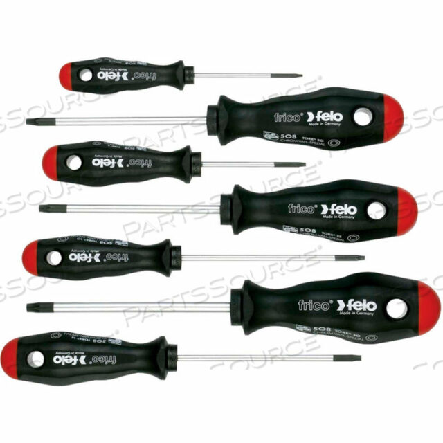 НАБОР ОТВЕРТОК FELO 7 ШТ. TORX T6-T30, 2-КОМПОНЕНТНАЯ РУКОЯТКА