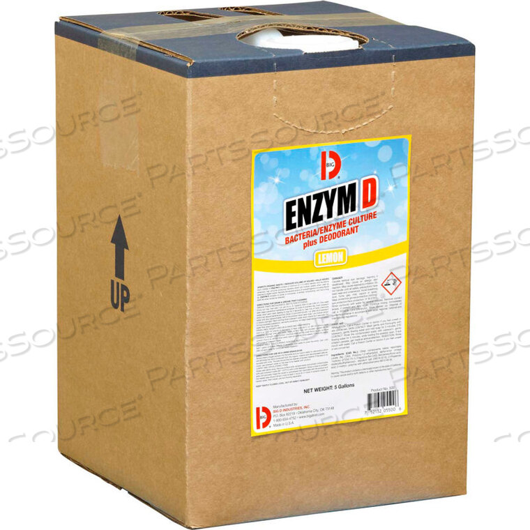 OEM#: 5500ENZYM D BACTERIA/ENZYME CULTURE PLUS DESODORANT, ВЕДРО 5 ГАЛЛОНОВ от Big D