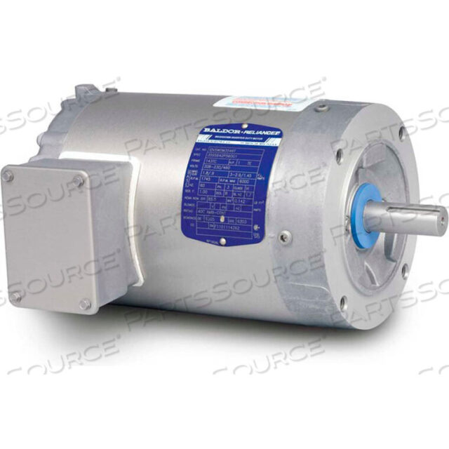 OEM#: IDVSWDM3542МОТОР СТИРКИ, 3 ФАЗЫ, 0,75 Л.С., 1740 ОБ./МИН., 230/460 ВОЛЬТ, TENV, 56C FR от BALDOR