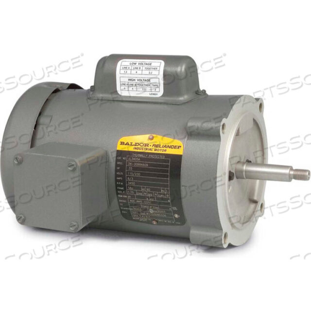OEM#: JL3507AMOTOR, .75HP, 1725RPM, 1PH, 60HZ, 56J, 3428LC, TEFC, F от BALDOR