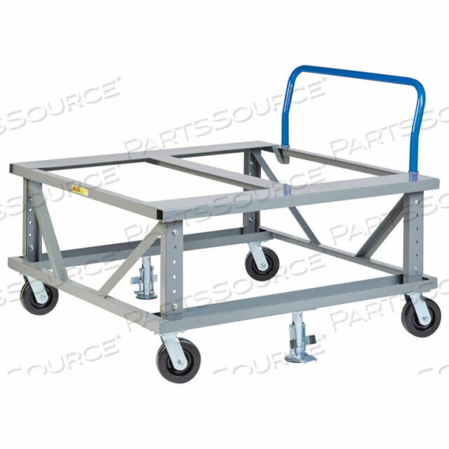 OEM#: PDEH4048-6PH2FLERGONOMIC РЕГУЛИРУЕМАЯ ВЫСОТА ПОДДОННАЯ СТОЙКА С РУЧКОЙ - ОТКРЫТАЯ ПЛОЩАДКА 48X40 от Little Giant