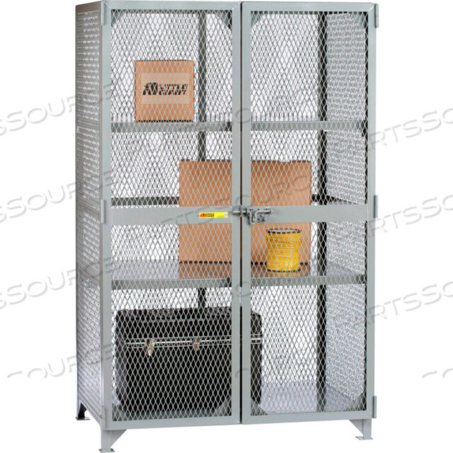 OEM#: SL3-3672WELDED VENTILATED STORAGE LOCKER W/3 SHELVES, 73WX39DX78H, GRAY, ASSEMBLED by Little Giant