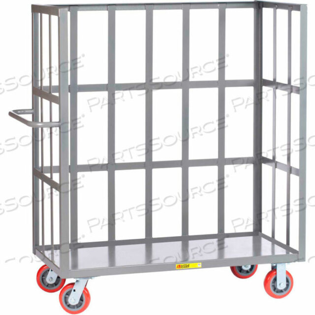 OEM#: S1L-3048-6PY3-SIDED BULK TRUCKS W/LIP, SLAT SIDES, 3600 LB CAP., 30X48, POLY WHEELS by Little Giant