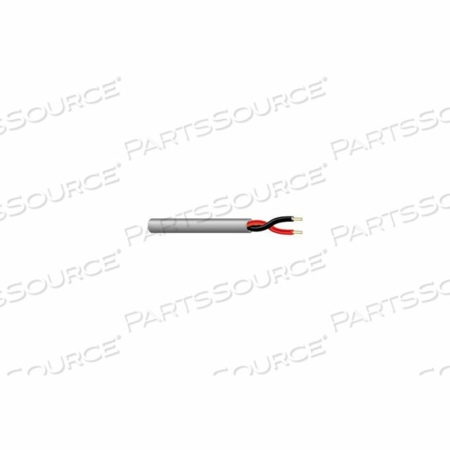 18AWG 2C МНОГОЖИЛЬНЫЙ КАБЕЛЬ УПРАВЛЕНИЯ ПЛЕНУМ (CMP) 500 ФУТОВ. КОРОБКА БЕЛАЯ