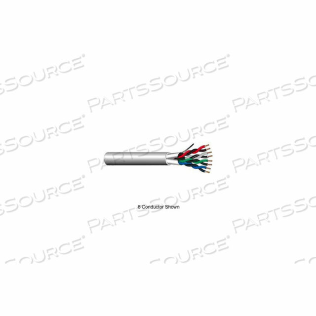 16AWG 4C МНОГОЖИЛЬНЫЙ ЭКРАНИРОВАННЫЙ CMP БЕЛЫЙ 1000 ФУТОВ. КАТУШКА БЕЛАЯ