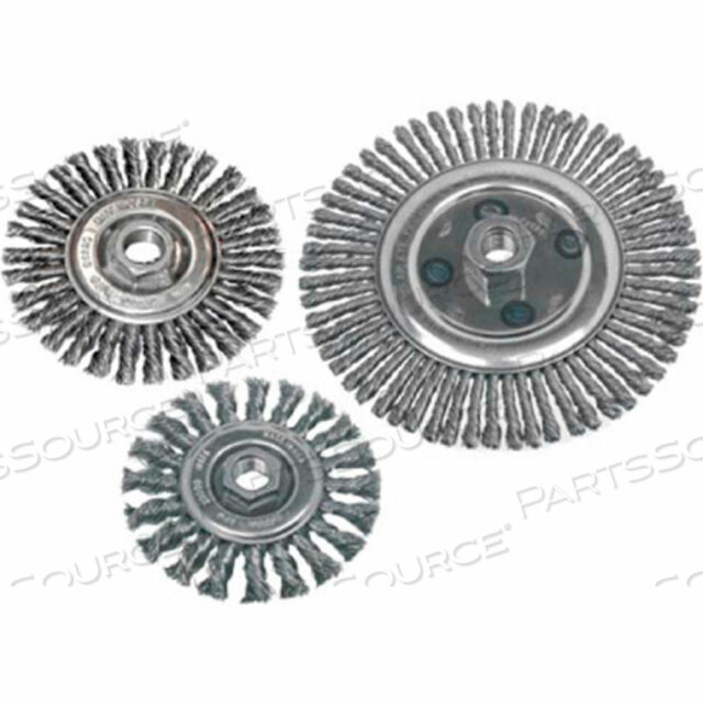 OEM#: 49639РАДИАЛЬНАЯ УЗЛОВАЯ ПРОВОЛОЧНАЯ ЩЕТКА С УГЛЕРОДНЫМ ШНУРОМ 4 от CGW Abrasives