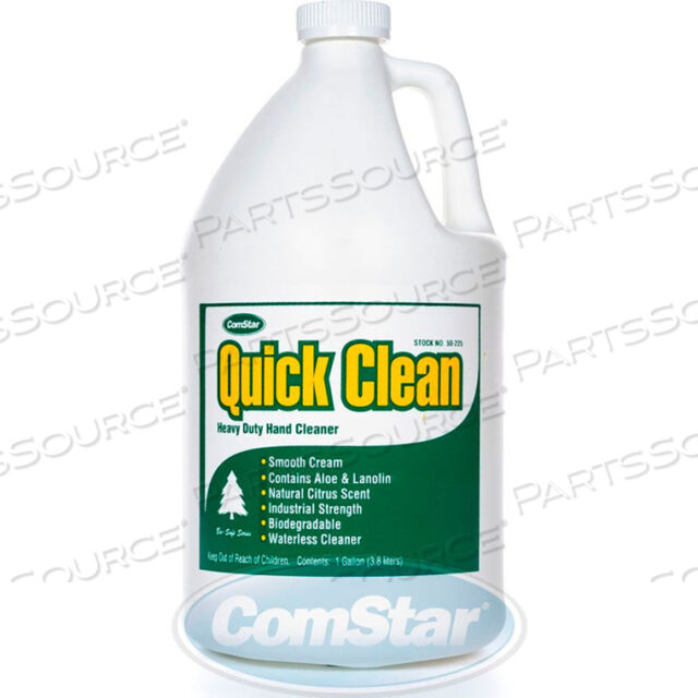 ЛОСЬОН ДЛЯ РУК QUICK CLEAN HD WATERLESS, С ПЕМЗОЙ ИЛИ БЕЗ, 1 ГАЛЛОН.