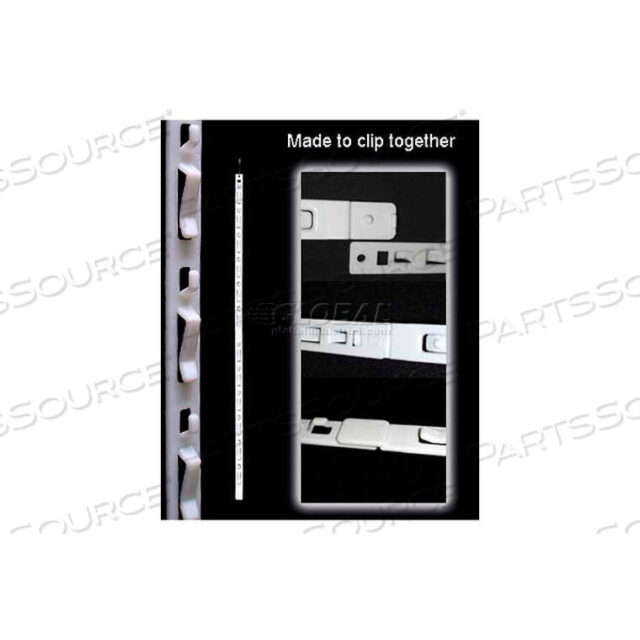 OEM#: СТАНЦИЯ CS-12NT12, БЕЗ ЛЕНТЫ, БЕЗ КОЛЛЕКТОРА, 32-1/2L, БЕЛАЯ от Clip Strip Corp.