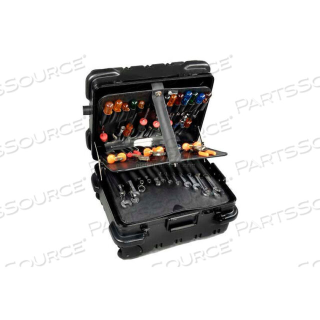 OEM#: 95-00-008580RMMST9CARTMH, ИНСТРУМЕНТАЛЬНЫЙ ЯЩИК НА КОЛЕСАХ, 20 Л X 16-1/2 Ш X 12-1/4 В, ЧЕРНЫЙ/КРАСНЫЙ от CH Ellis Co Inc